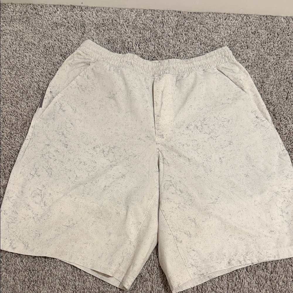 Lululemon Pace Breaker Men's White Shorts